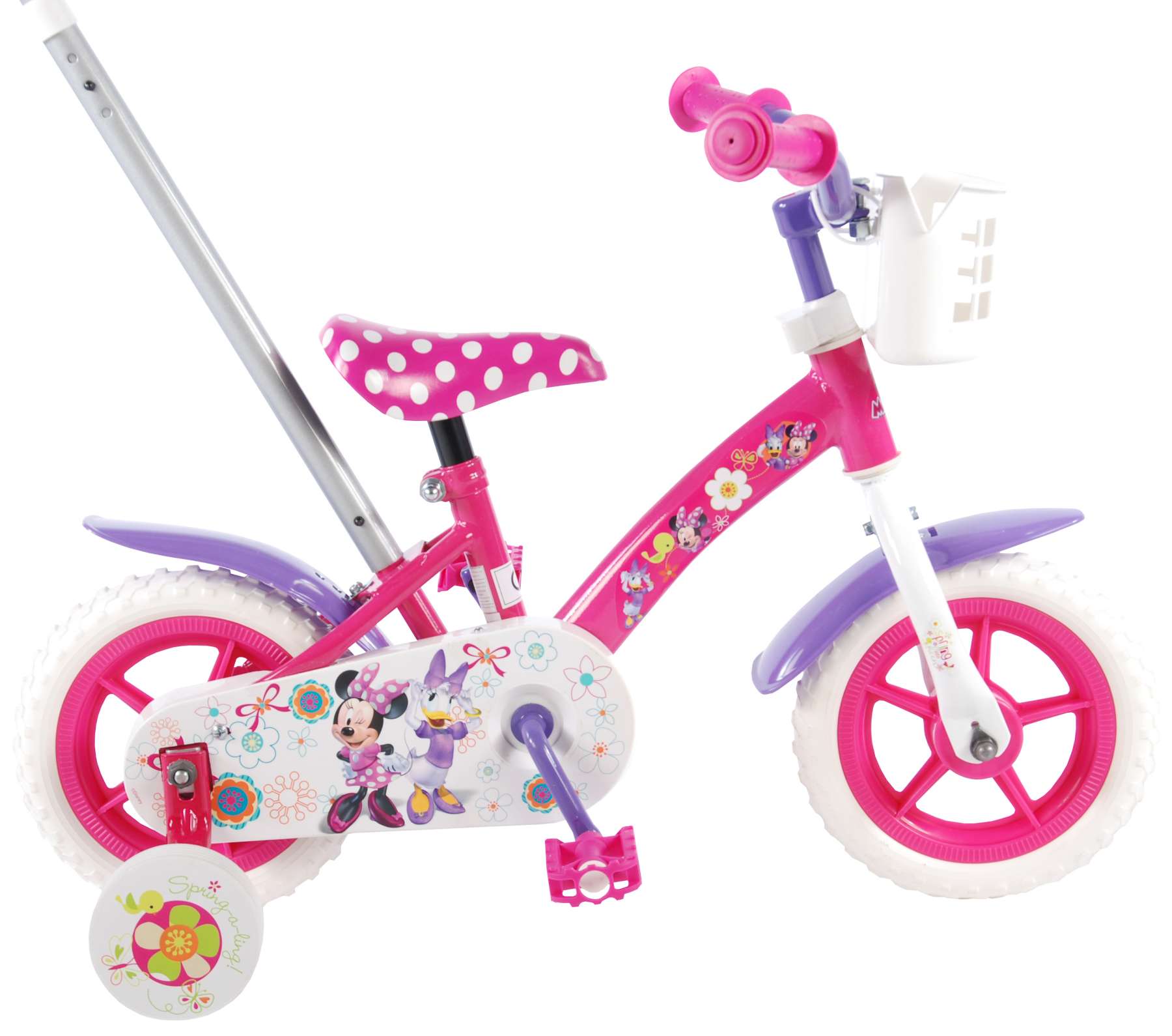 Woezel & Pip meisjesfiets 10 Pouces 18 cm Fille Transition Vert/Rose 