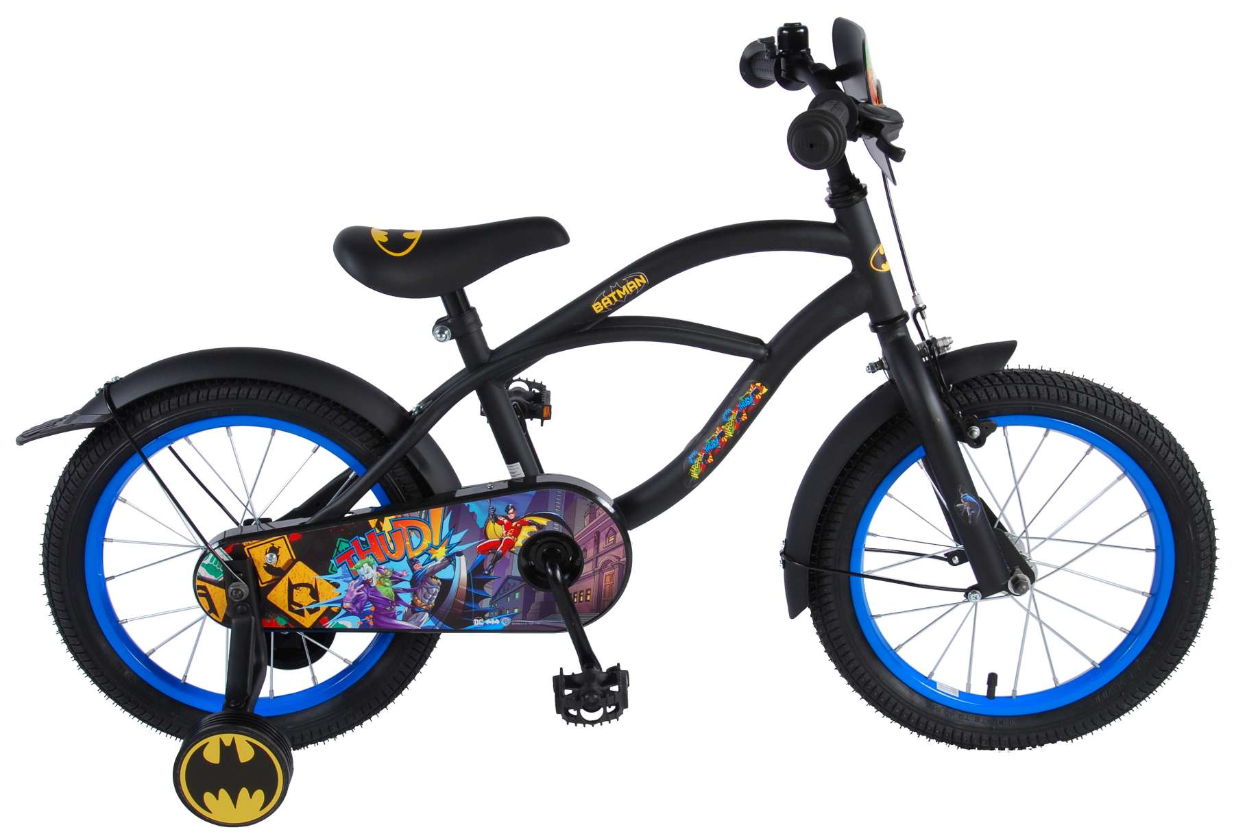 Vélo enfants Batman - Garçons - 16 pouces - Noir