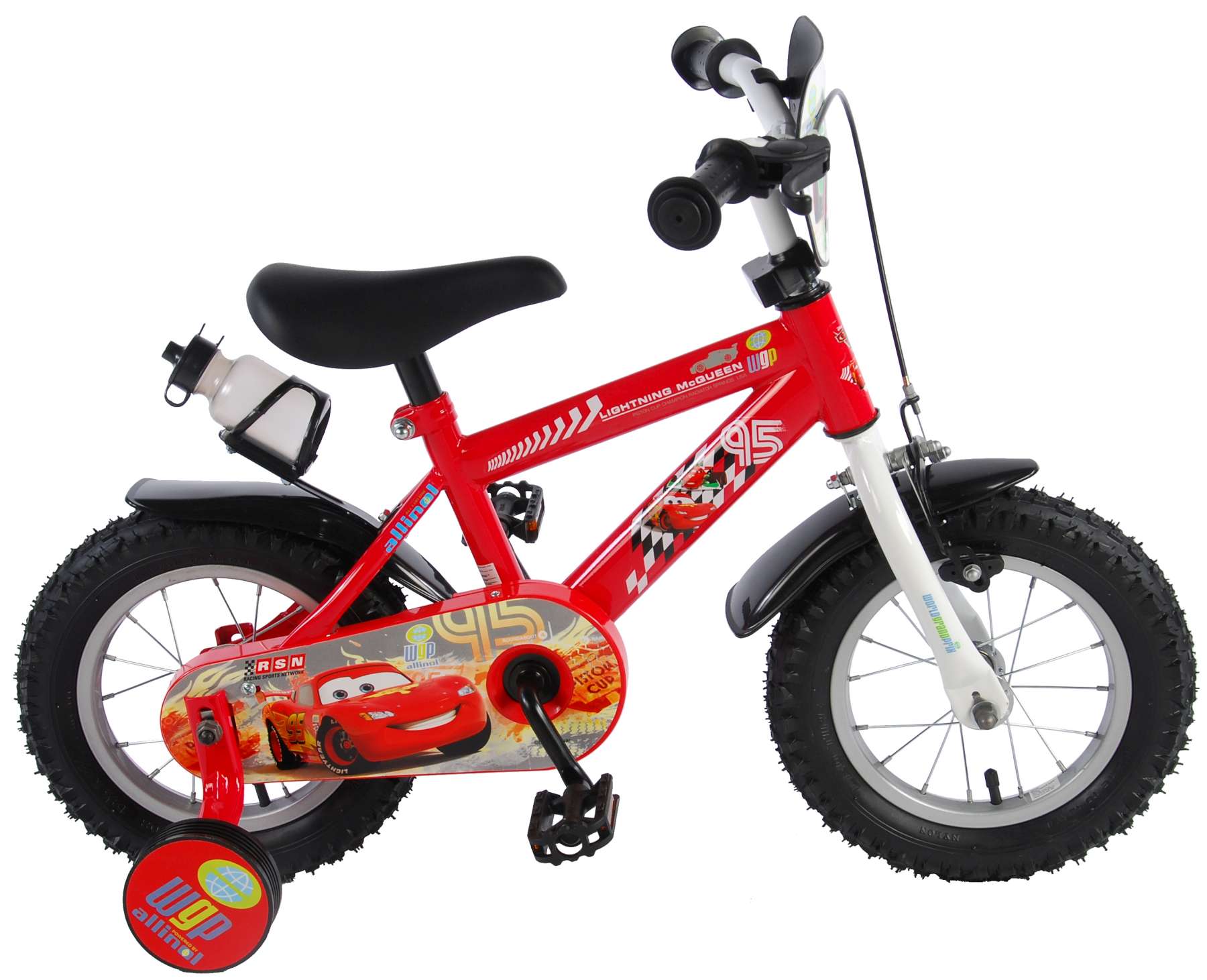 VÉLO 12 DISNEY CARS 3 POUR ENFANTS DE 3 ANS HAUTEUR 87/110 CM DINO