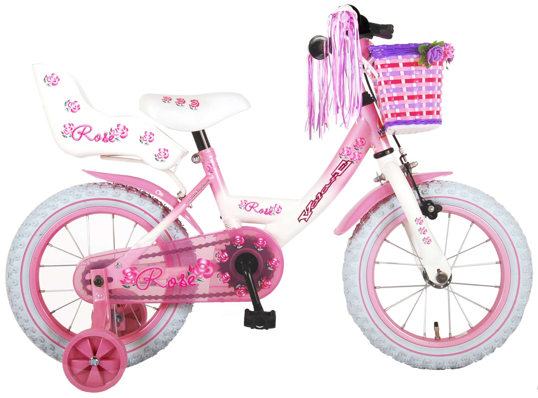 Velo Enfant 4 Ans - vélo Fille 14 Pouces a Roulette pour 3 a 5 Ans - Petite  Princesse en Blanc - Cdiscount Sport