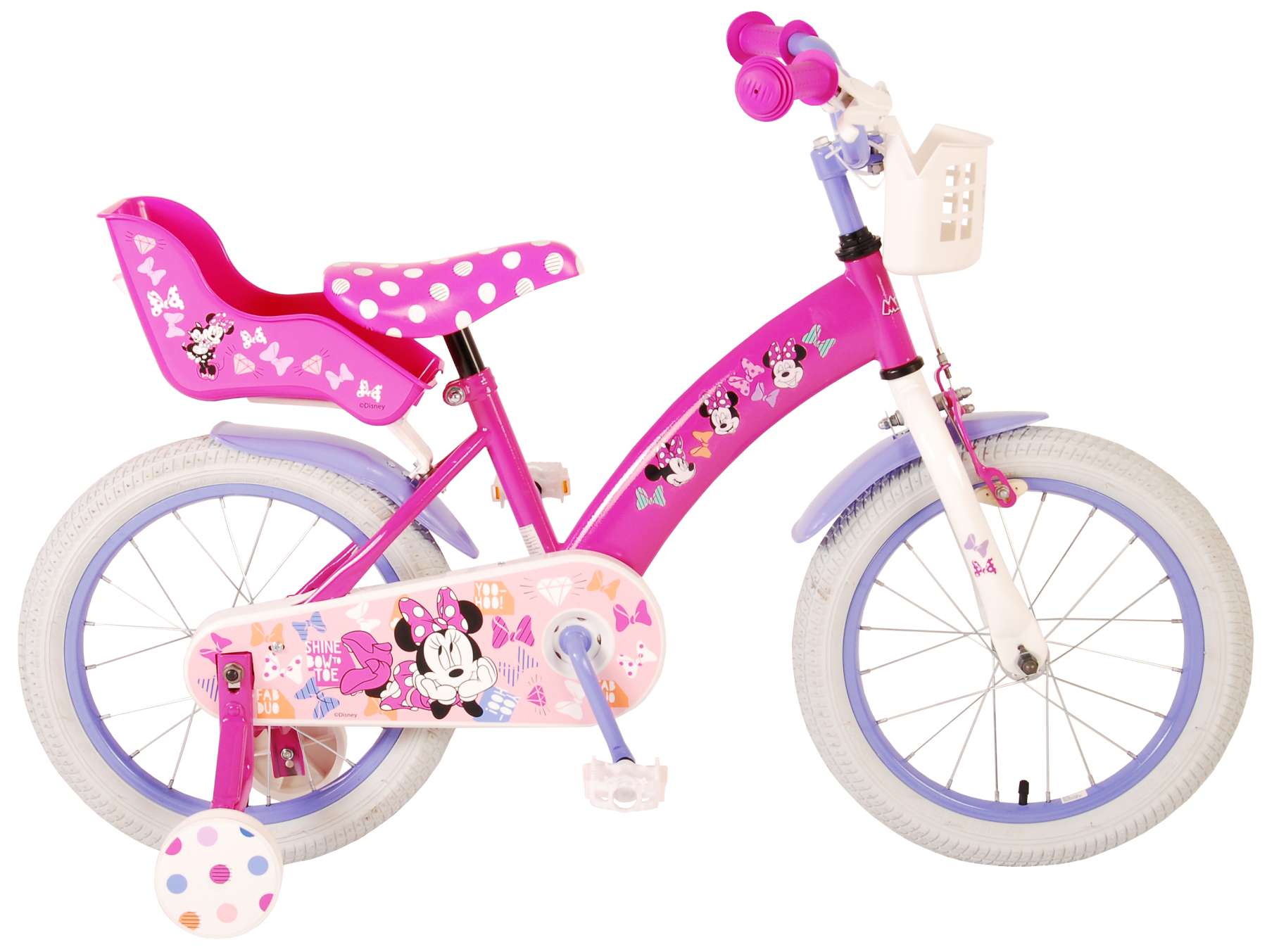 Toimsa enfants Minnie Vélo pour enfant rose 16  