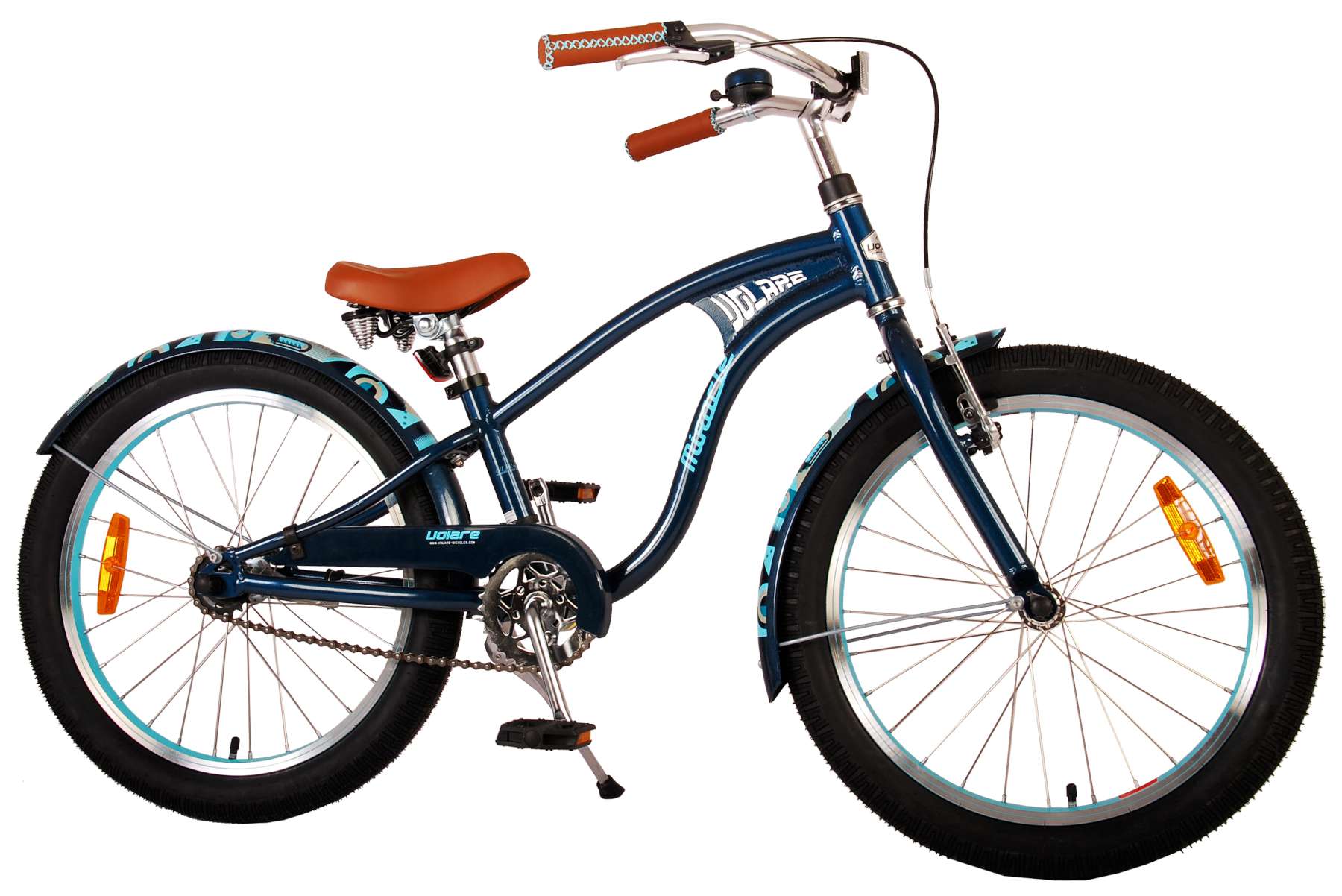 Volare Classic Oma Vélo pour enfants - Filles - 20 pouces - Bleu clair