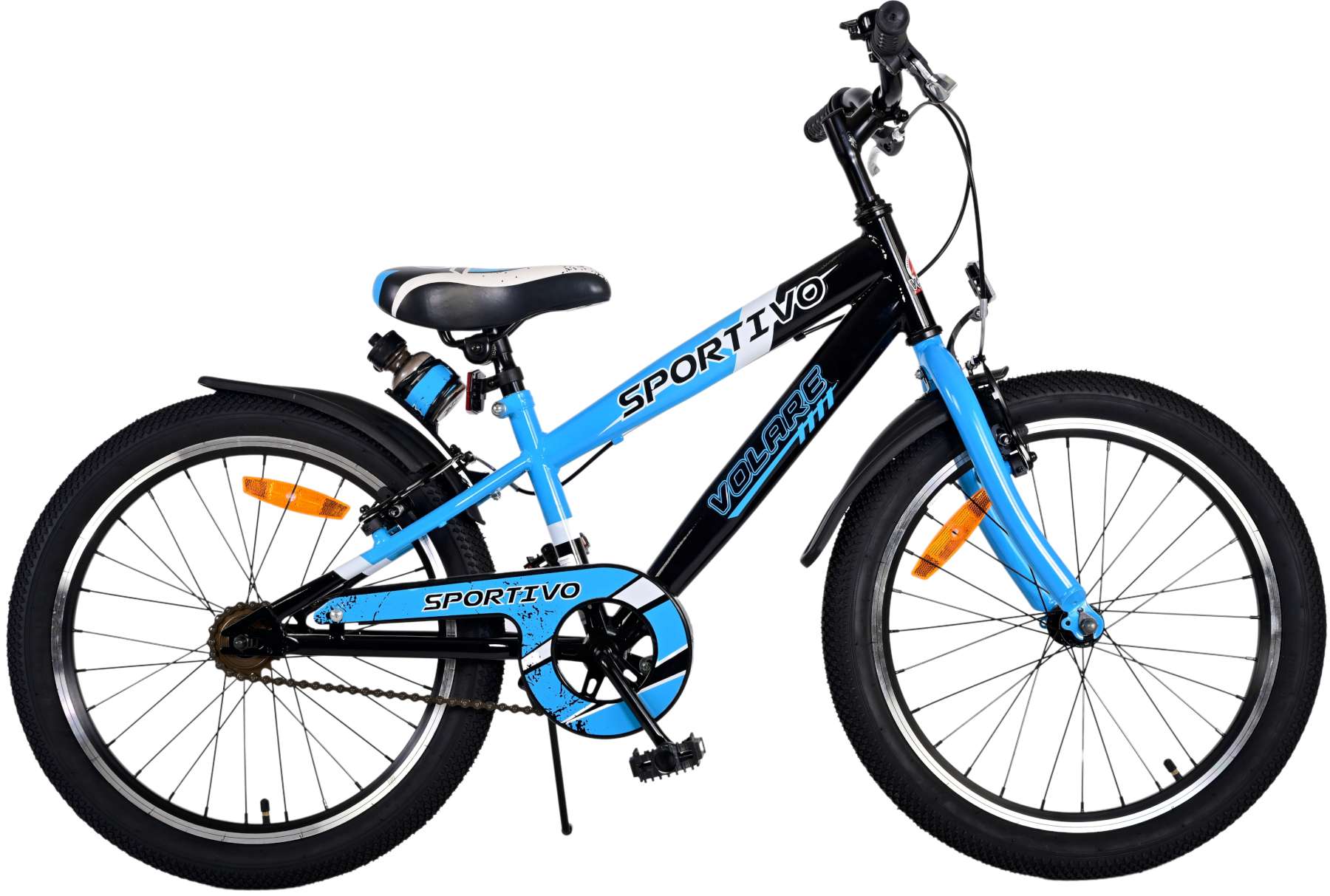 Vélo enfant Volare Dynamic - Garçons - 20 pouces - Blauw - 2 freins à main  - 7