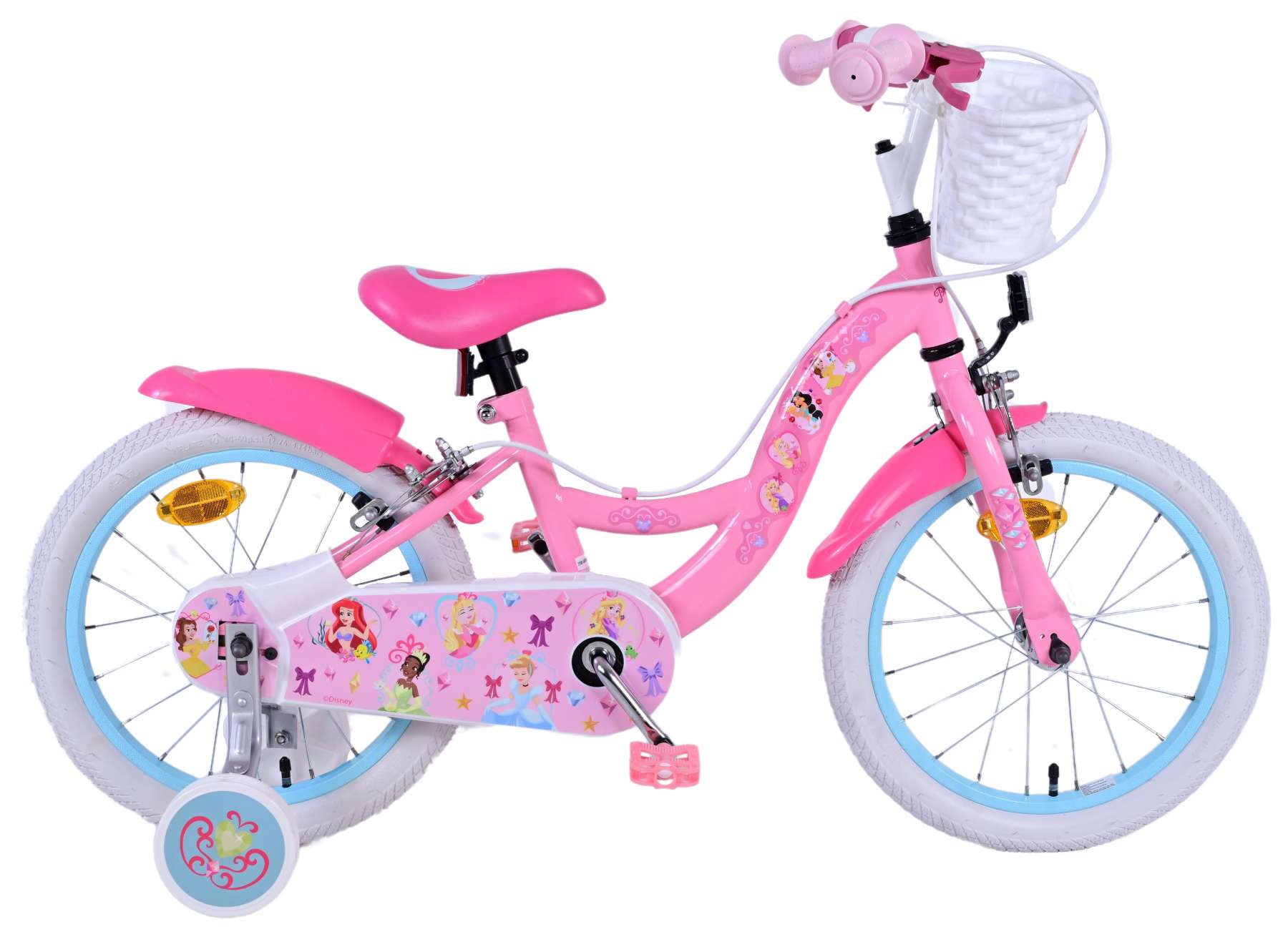 DISNEY PRINCESS Vélo 16 Pouces PRINCESSES DISNEY - 2 FREINS pas cher 