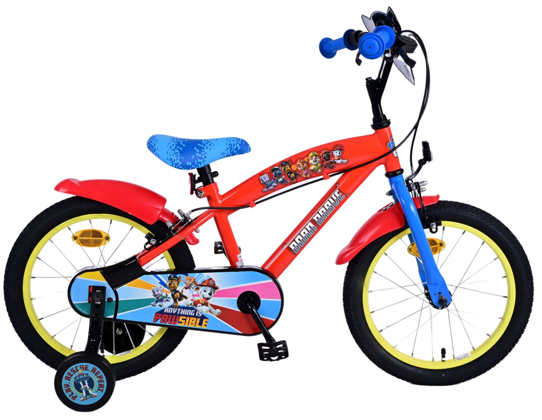 NERF Vélo pour enfants - Garçons - 16 pouces - Bleu satiné