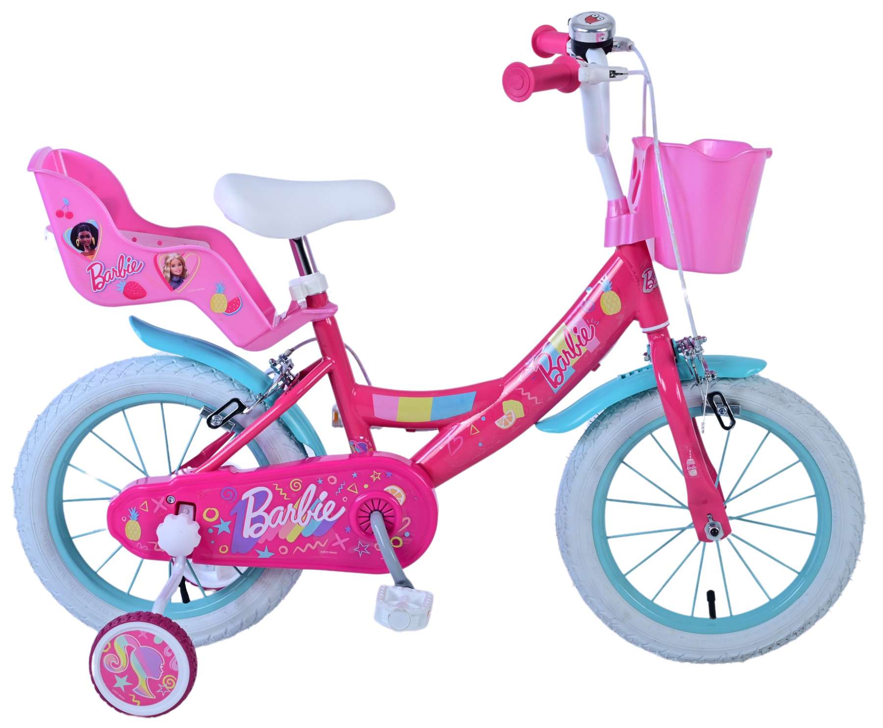 Panier avant vélo Minnie Mouse rose foncé – Équipement vélos enfants