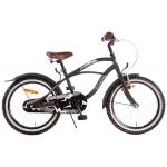 Volare Black Cruiser Vélo pour enfants - Garçons - 18 pouces - Noir - assemblé à 95%