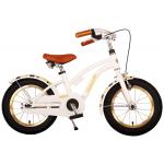 Vélo d'enfant Volare Miracle Cruiser - Filles - 14 pouces - Blanc - Prime Collection