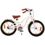 Vélo d'enfant Volare Miracle Cruiser - Filles - 16 pouces - Blanc - Prime Collection