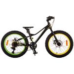 Volare Gradient Vélo pour enfants - Garçons - 20 pouces - Noir Jaune Vert - 6 vitesses - Prime Collection