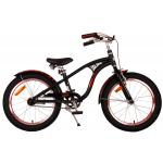 Vélo d'enfant Volare Miracle Cruiser - Garçons - 18 pouces - Noir Mat - Prime Collection