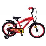 Vélo pour enfants Disney Cars - Garçons - 16 pouces - Rouge - 2 leviers de frein