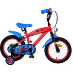 Vélo pour enfants Ultimate Spider-Man - Garçons - 14 pouces - Bleu/Rouge - Freins à deux mains