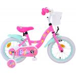 Vélo enfant Barbie - Filles - 14 pouces - Rose