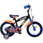 Vélo Hot Wheels pour enfants - Garçons - 14 pouces - Noir Orange Bleu