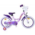 Vélo enfant Disney Wish - Filles - 16 pouces - Violet