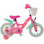 Vélo enfant Barbie - Filles - 12 pouces - Rose