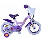 Vélo enfant Disney Wish - Filles - 12 pouces - Violet