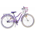 Vélo enfant Volare Lovely - Filles - 26 pouces - Violet