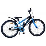 Volare Sportivo Vélo enfant - Garçons - 24 pouces - Noir Bleu - Freins à deux mains