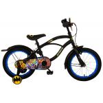 Vélo enfant Batman - Garçons - 16 pouces - Noir - 2 leviers de frein