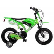 Velo moto enfant Volare garcon 12 po vert assemble a 95