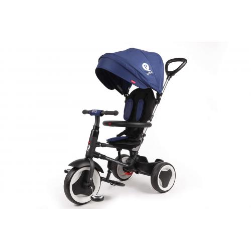 QPlay Tricycle Rito 3 en 1 - Garçons et filles - Bleu - Deluxe