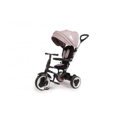 QPlay Tricycle Rito 3 en 1 - Garçons et filles -  Gris  Deluxe