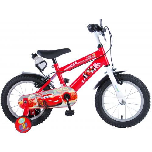 Vélo enfant Disney Cars - garçon - 14 po - rouge - 2 leviers de frein