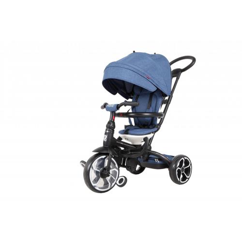 Qplay Tricycle Prime 4 en 1 Garçons et Filles - Bleu