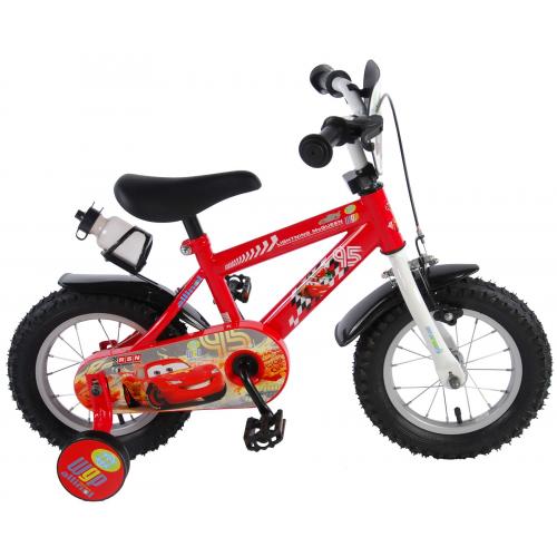 Vélo enfant Disney Cars - garçon - 12 po - rouge