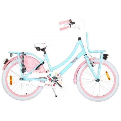 Volare Ibiza Vélo enfants - Filles - 20 pouces - Bleu/Rose -  assemblé à 95%