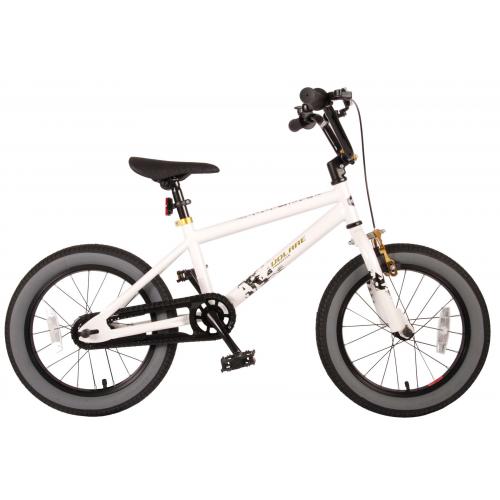 Vélo enfant Volare Cool Rider - Garçons - 16 pouces - Blanc - assemblé à 95%