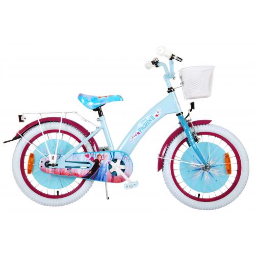 Vélo Disney Frozen 2 Kids - Filles - 18 pouces - Bleu/Violet -  assemblé à 95%