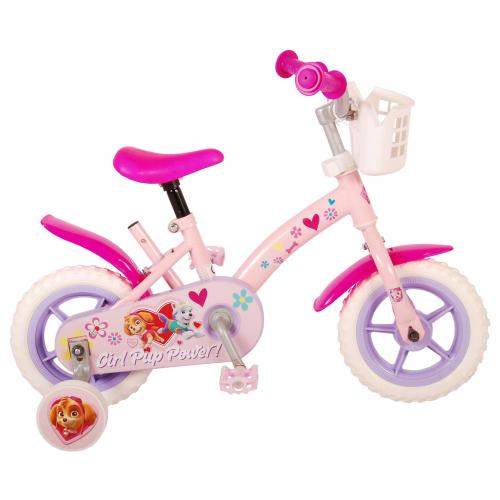 Paw Patrol à vélo pour enfants - Filles - 10 pouces - Rose