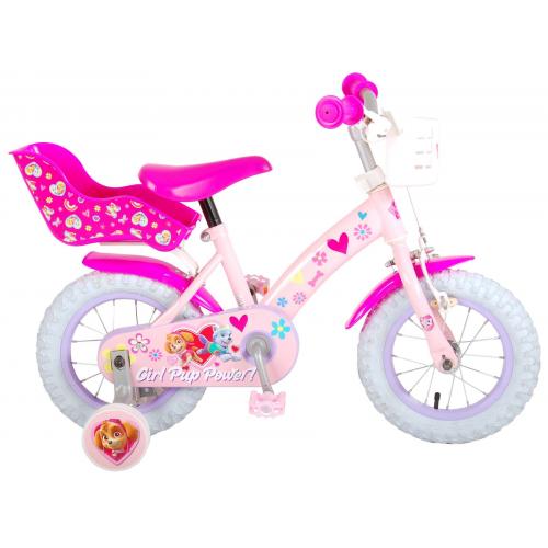 Vélo Paw Patrol Kids - Filles - 12 pouces - Rose