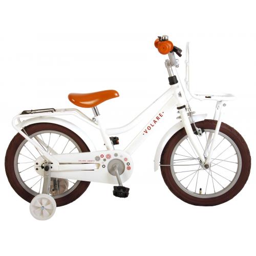 Volare Liberty Bicyclette pour enfants - Filles - 14 pouces - Blanc - 95% assemblé
