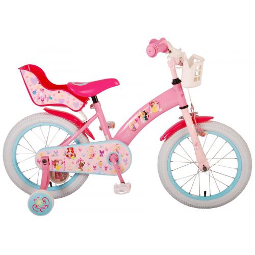 Vélo enfant Princesses Disney - fille - 14 po - rose