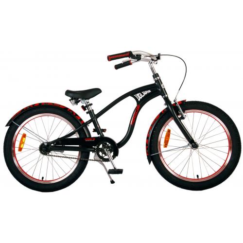 Volare Miracle Cruiser Vélo pour enfants - Garçons - 20 pouces - Noir mat - Prime Collection