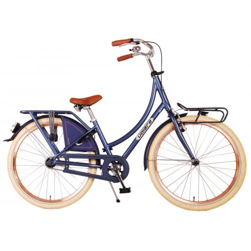 Volare Classic Oma Vélo pour enfants - Filles - 24 pouces - Bleu mat