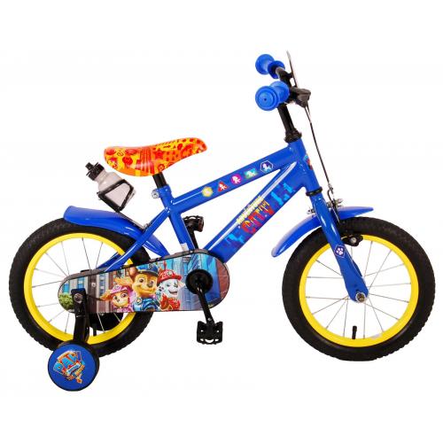 Vélo enfant Paw Patrol - garçon - 14 po - rouge bleu - assemblé à 95 %