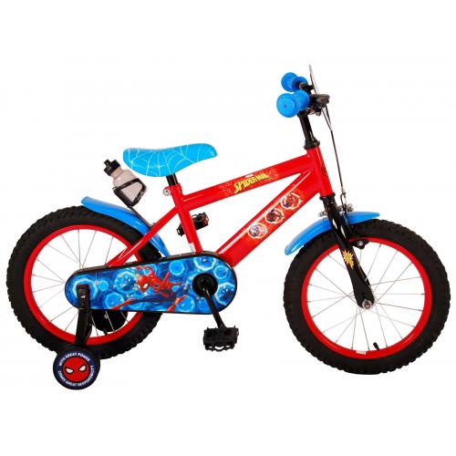 Spider-Man vélo pour enfants - Garçons - 16 pouces - Bleu Rouge