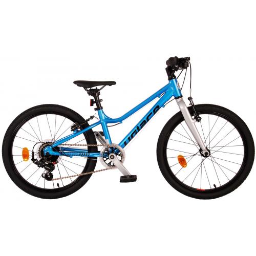 Vélo d'enfant Volare Dynamic - Garçons - 20 pouces - Bleu - 2 freins - 7 vitesses - Prime Collection