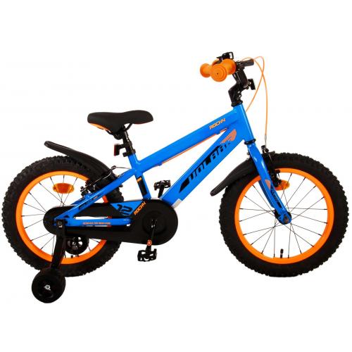Volare Rocky Vélo pour enfants - Garçons - 16 pouces - Bleu - Deux freins à main