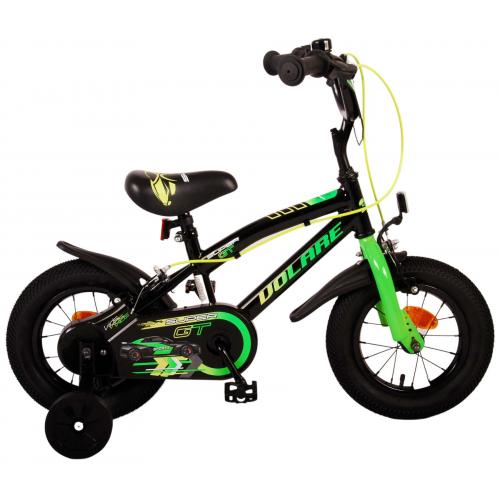 Vélo pour enfants Volare Super GT - garçons - 12 pouces - Vert - Deux freins à main