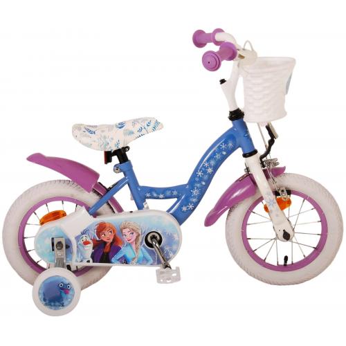 Vélo enfant Disney La reine des neiges 2 - fille - 12 po - bleu/mauve - assemblé à 95% [CLONE]