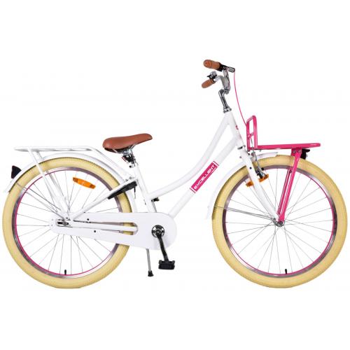 Volare Excellent Vélo enfant - Filles - 24 pouces - Blanc