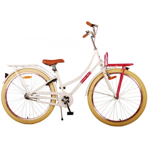 Vélo enfant Volare Excellent - Filles - 26 pouces - Blanc