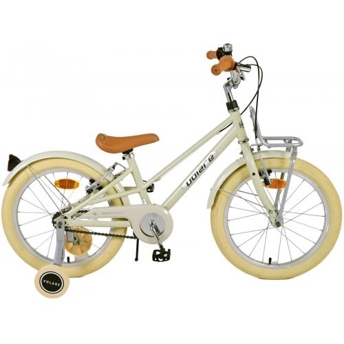 Volare Melody Vélo enfant - Filles - 18 pouces - Sable - Freins à deux mains