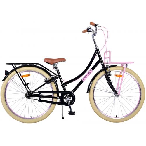 Volare Excellent Vélo pour enfants - Filles - 26 pouces - Noir - Deux freins à main